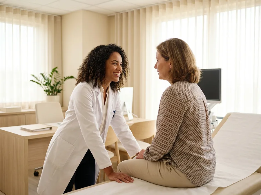 Consulta médica na Clínica Bragança