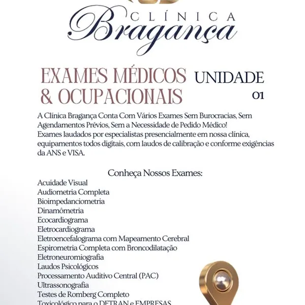 Publicação da Clínica Bragança no Instagram