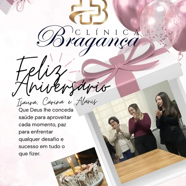 Publicação da Clínica Bragança no Instagram